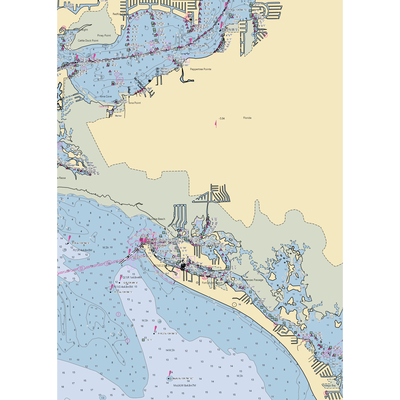 Latitude 26° Waterfront Resort & Marina - Fort Myers Beach (Fort Myers, FL) NOAA Chart  Gaming Mouse Pad