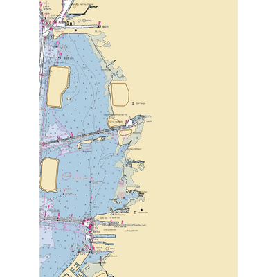 Inter-Bay Moorings Inc (Brandon, FL) NOAA Chart  Gaming Mouse Pad