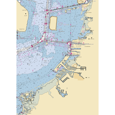 Apollo Beach Marina (Sun City Center, FL) NOAA Chart  Gaming Mouse Pad