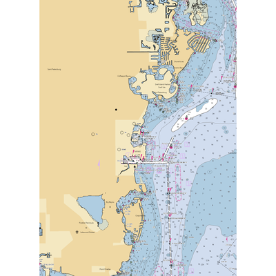 The Vinoy Renaissance St. Petersburg Resort & Golf Club (Saint Petersburg, FL) NOAA Chart  Gaming Mouse Pad