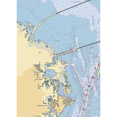 Coastal Marine Yacht Service Center (Saint Petersburg, FL) NOAA Chart  Gaming Mouse Pad