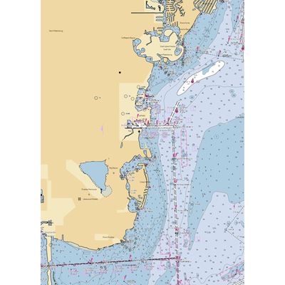 Progressive Marine Svc Inc (Saint Petersburg, FL) NOAA Chart  Gaming Mouse Pad