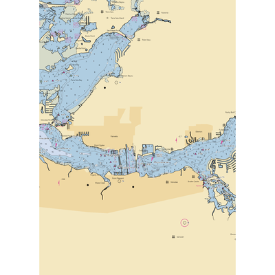 Riviera Dunes Marina (Bradenton, FL) NOAA Chart  Gaming Mouse Pad