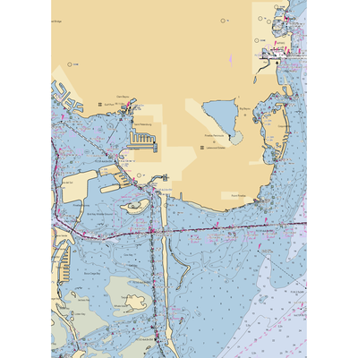 Loggerhead Marina at St Petersburg (Saint Petersburg, FL) NOAA Chart  Gaming Mouse Pad