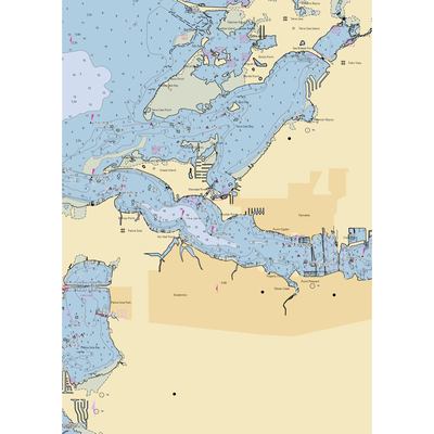 Tropic Isles Marina (Terra Ceia, FL) NOAA Chart  Gaming Mouse Pad