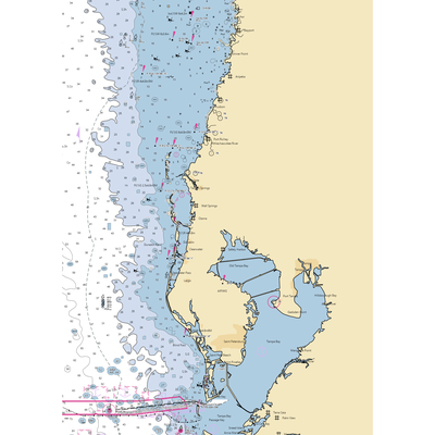 Palm Harbor Resort (Crystal Beach, FL) NOAA Chart  Gaming Mouse Pad