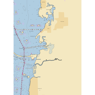 Island Harbor Marina (Ozona, FL) NOAA Chart  Gaming Mouse Pad