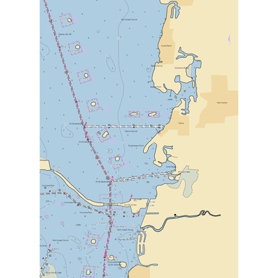 Ozona Fish Camp (Ozona, FL) NOAA Chart  Gaming Mouse Pad