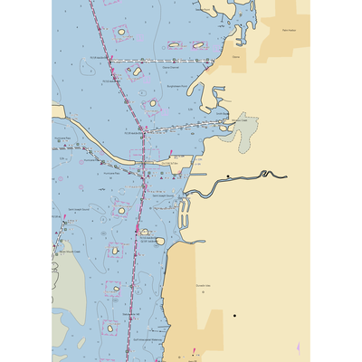 Pirate's Cove Marina (Ozona, FL) NOAA Chart  Gaming Mouse Pad