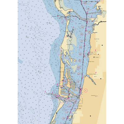 Carlouel Yacht Club (Clearwater Beach, FL) NOAA Chart  Gaming Mouse Pad