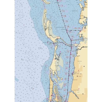Caladesi Island State Park Marina (Dunedin, FL) NOAA Chart  Gaming Mouse Pad
