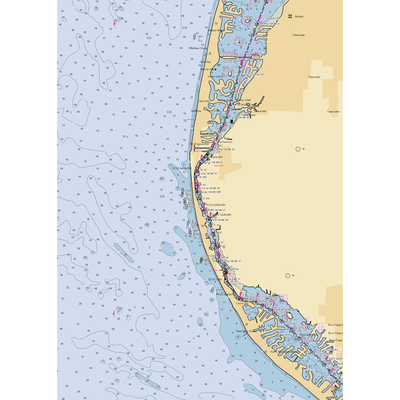 Indian Springs Marina (Indian Rocks Beach, FL) NOAA Chart  Gaming Mouse Pad