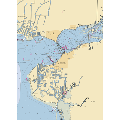 Laishley Park Municipal Marina (Port Charlotte, FL) NOAA Chart  Gaming Mouse Pad