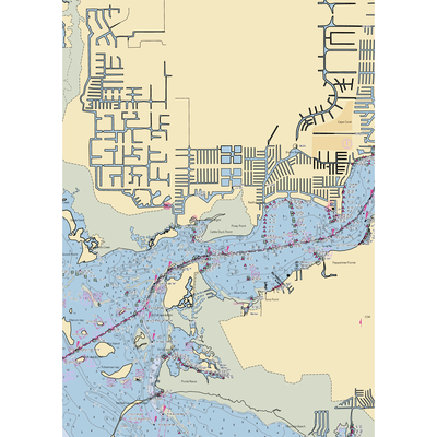 Tarpon Point Marina (Fort Myers, FL) NOAA Chart  Gaming Mouse Pad