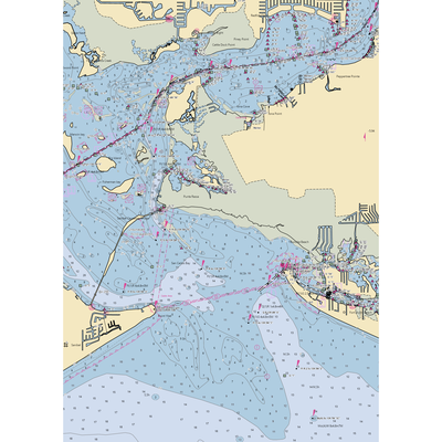 Port Sanibel Marina (Fort Myers, FL) NOAA Chart  Gaming Mouse Pad