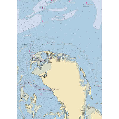 Bokeelia Marina (Pineland, FL) NOAA Chart  Gaming Mouse Pad