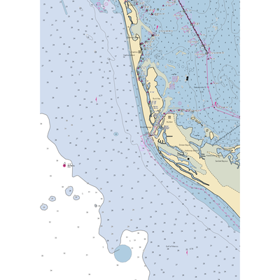 The Castaways Marina (Captiva, FL) NOAA Chart  Gaming Mouse Pad