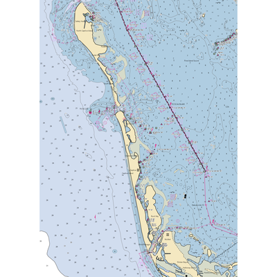 South Seas Island Resort Marina (Captiva, FL) NOAA Chart  Gaming Mouse Pad