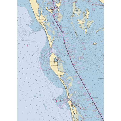 Barnacles Docks (Captiva, FL) NOAA Chart  Gaming Mouse Pad