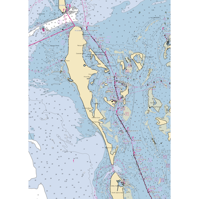 Cabbage Key Marina (Pineland, FL) NOAA Chart  Gaming Mouse Pad