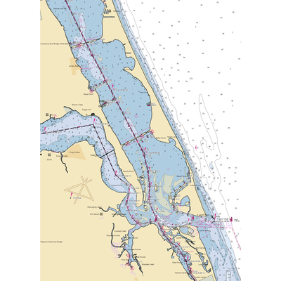 Harbor Inn & Marina (Stuart, FL) NOAA Chart  Gaming Mouse Pad