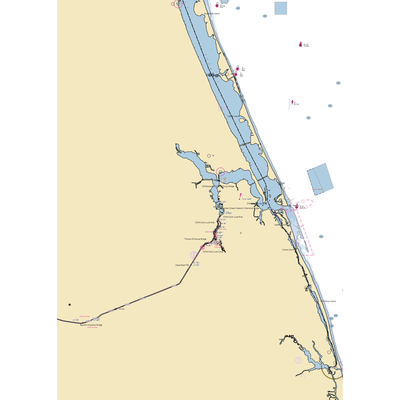 Riverwatch Marina (Stuart, FL) NOAA Chart  Gaming Mouse Pad