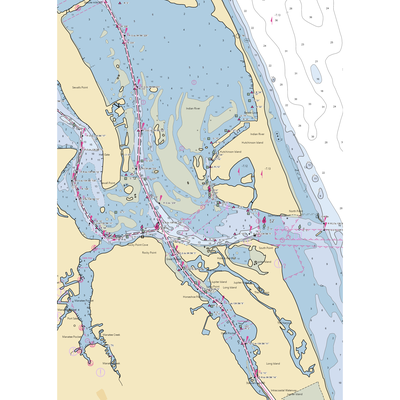 Whiticar Boat Works Inc (Stuart, FL) NOAA Chart  Gaming Mouse Pad