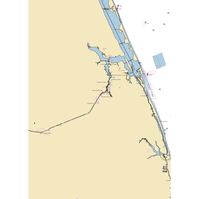 American Custom Yachts Inc (Stuart, FL) NOAA Chart  Gaming Mouse Pad