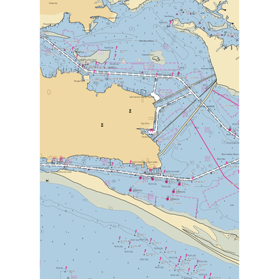 Palace Casino Marina (Biloxi, MS) NOAA Chart  Gaming Mouse Pad