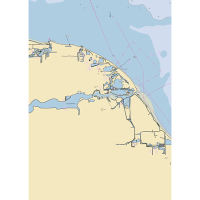 Floro's Marina (Elmore, OH) NOAA Chart  Gaming Mouse Pad