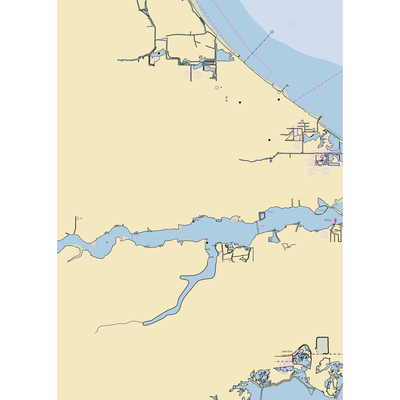 Portage View (Lacarne, OH) NOAA Chart  Gaming Mouse Pad