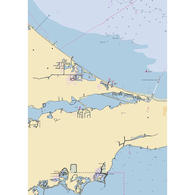 Safe Harbor Lakefront (Lacarne, OH) NOAA Chart  Gaming Mouse Pad