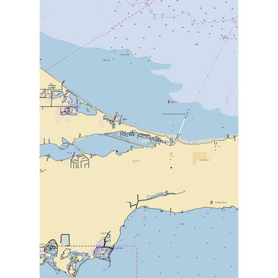 Angel Bay Marina (Lacarne, OH) NOAA Chart  Gaming Mouse Pad