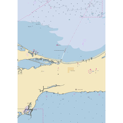 Shore Nuf Charters & Drawbridge Marina (Gypsum, OH) NOAA Chart  Gaming Mouse Pad