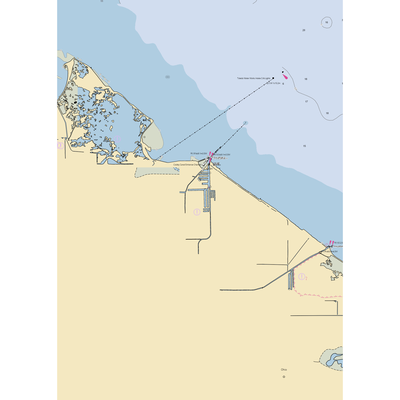 Meinke Marina - Laraine's Landing (Williston, OH) NOAA Chart  Gaming Mouse Pad