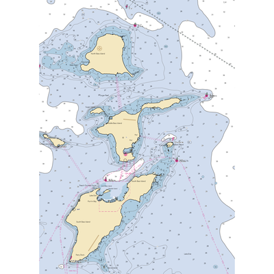 Middle Bass Island Yacht Club (Middle Bass, OH) NOAA Chart  Gaming Mouse Pad