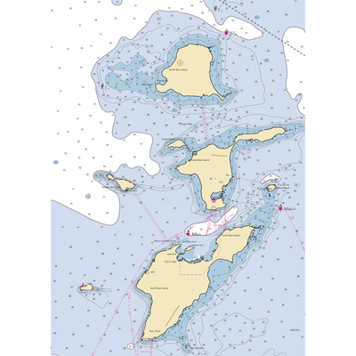 Burgundy Bay Marina (Middle Bass, OH) NOAA Chart  Gaming Mouse Pad