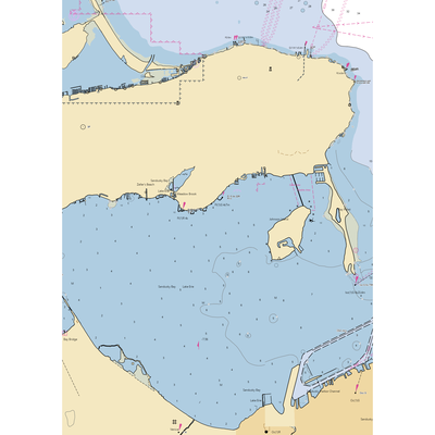 South Beach Resort (Lakeside Marblehead, OH) NOAA Chart  Gaming Mouse Pad