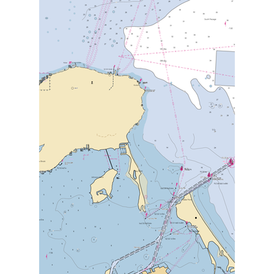 Bay Point Marina and Resort (Lakeside Marblehead, OH) NOAA Chart  Gaming Mouse Pad