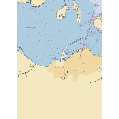 Safe Harbor Sandusky (Sandusky, OH) NOAA Chart  Gaming Mouse Pad