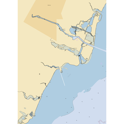 OPMBC & Marina (Newport, MI) NOAA Chart  Gaming Mouse Pad