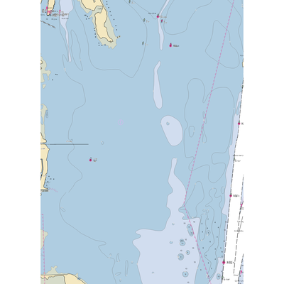 Lake Erie Metro Park (South Rockwood, MI) NOAA Chart  Gaming Mouse Pad