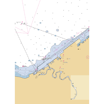 Oasis Marinas at North Coast Harbor (Cleveland, OH) NOAA Chart  Gaming Mouse Pad