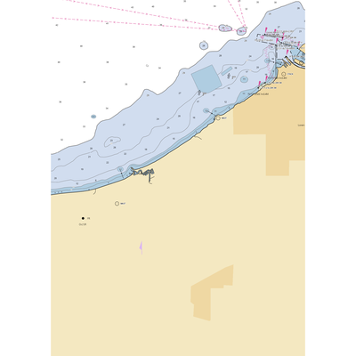 Copper Kettle Marina (Lorain, OH) NOAA Chart  Gaming Mouse Pad