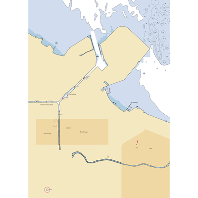 East Chicago Marina (East Chicago, IN) NOAA Chart  Gaming Mouse Pad