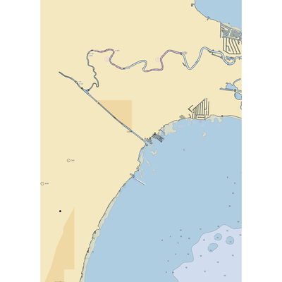 Keenan Marina - Harrison Twp (Harrison Township, MI) NOAA Chart  Gaming Mouse Pad