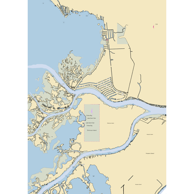 Sassy Marina (Algonac, MI) NOAA Chart  Gaming Mouse Pad