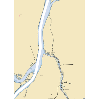 Nautical Nest (Marine City, MI) NOAA Chart  Gaming Mouse Pad