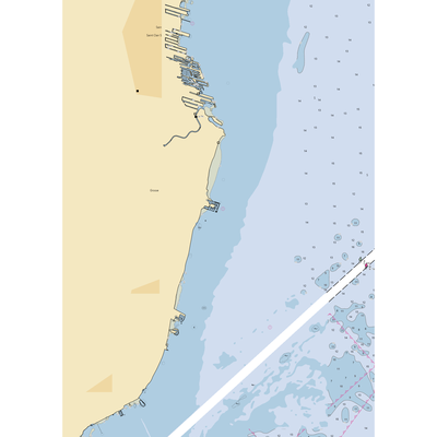 Grosse Pointe Yacht Club (Saint Clair Shores, MI) NOAA Chart  Gaming Mouse Pad