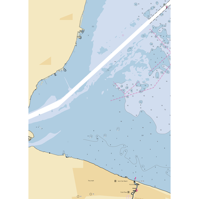 Detroit River Sports (Eastpointe, MI) NOAA Chart  Gaming Mouse Pad